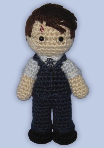 Crocheted doll amigurumi Harry Potter from Harry Potter and the Cursed Child