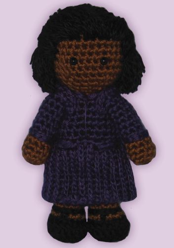 Crocheted doll amigurumi Hermione Granger from Harry Potter and the Cursed Child