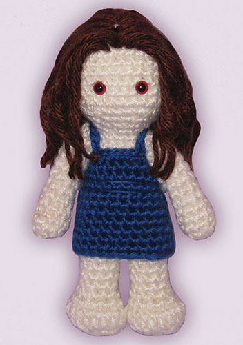 Crocheted doll amigurumi Newborn Bella Swan from Twilight