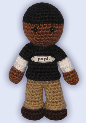 Crocheted doll amigurumi Tom Collins from Rent photo 1 of 2
