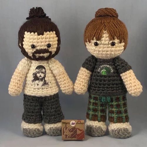 Crocheted doll amigurumi Me & My Boyfriend from Fan Dolls & Custom Requests
