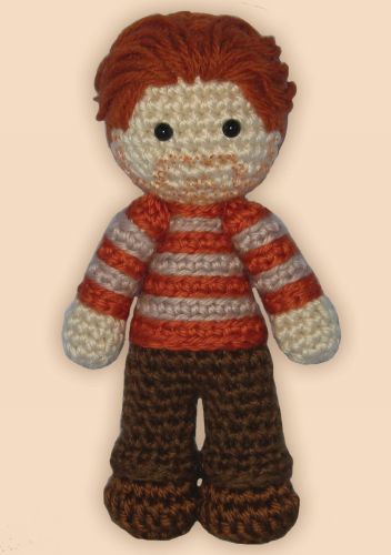 Crocheted doll amigurumi Ron Weasley from Harry Potter and the Cursed Child