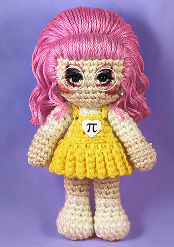 Crocheted doll amigurumi Trixie Mattel from Miscellaneous